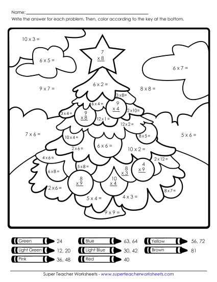 christmas preschool math worksheets