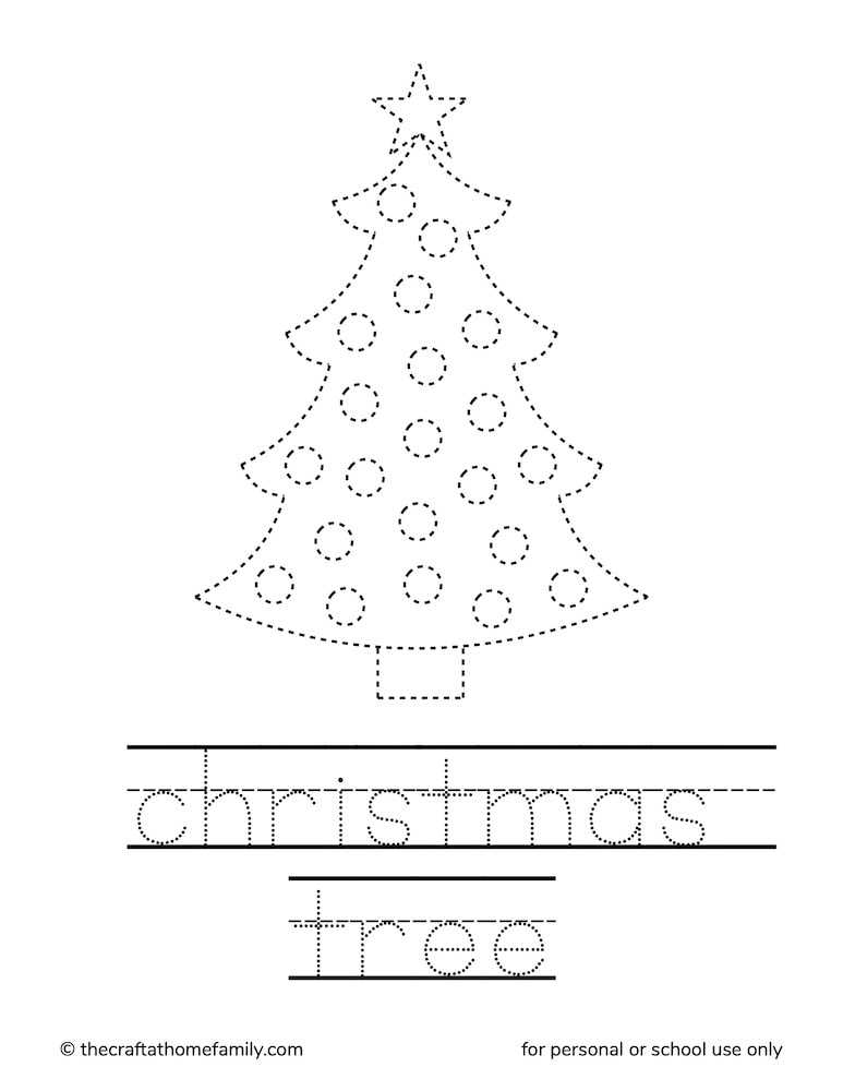 christmas worksheet preschool