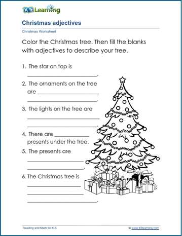 christmas worksheet