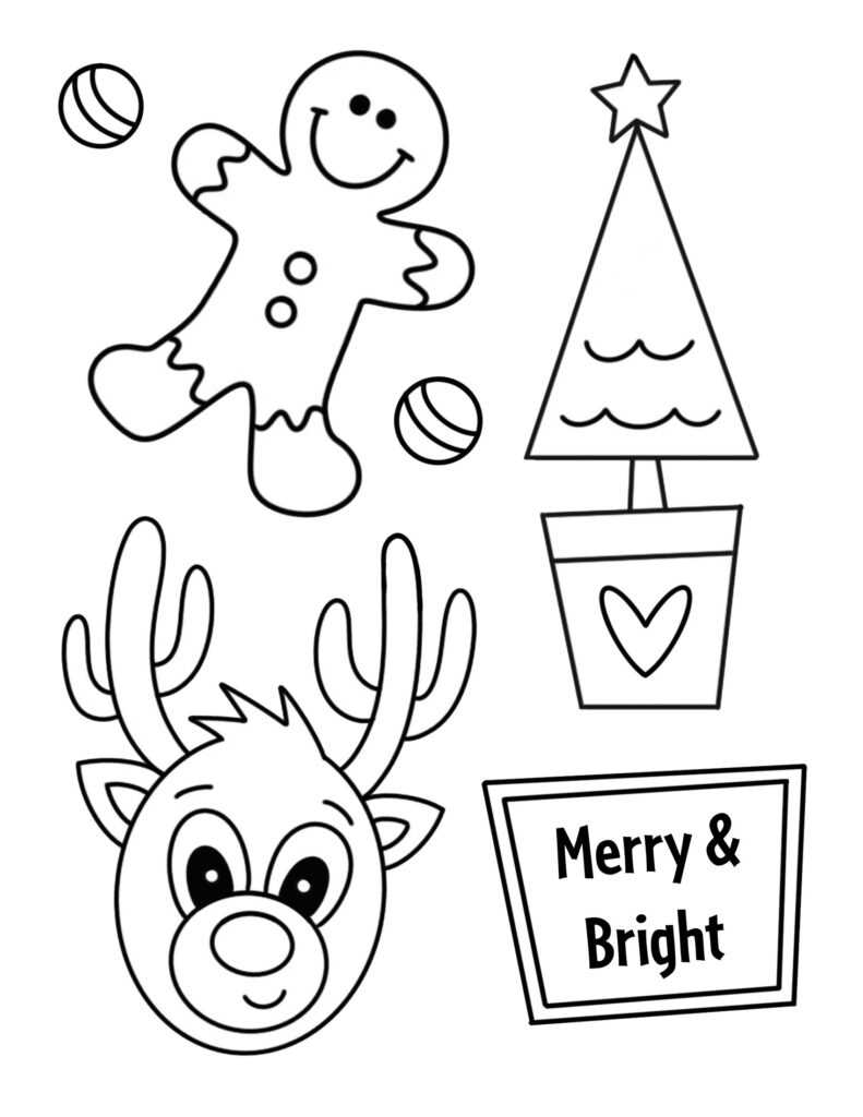 christmas worksheets for preschool free