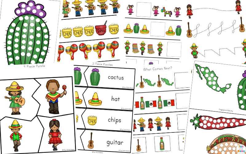 cinco de mayo math worksheets free