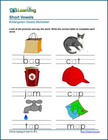 circle the vowels worksheet for kindergarten
