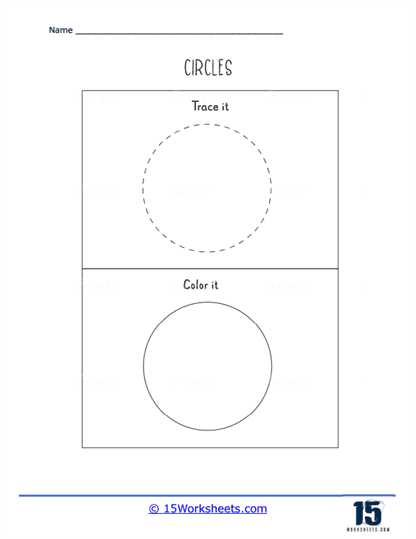 circle worksheets for preschoolers