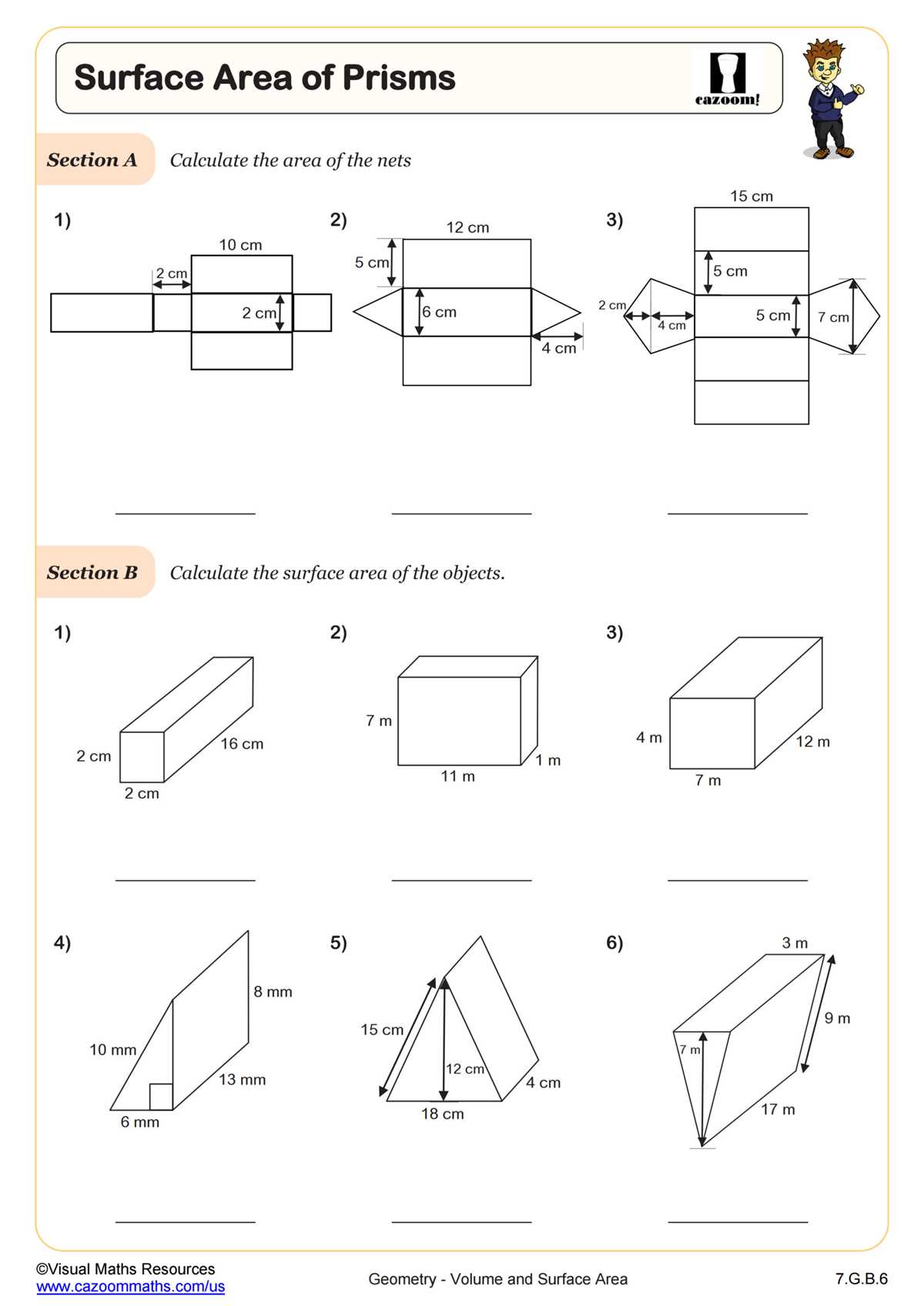 volume of cones worksheet