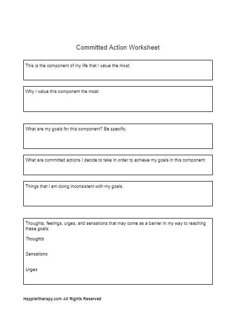 act value worksheet