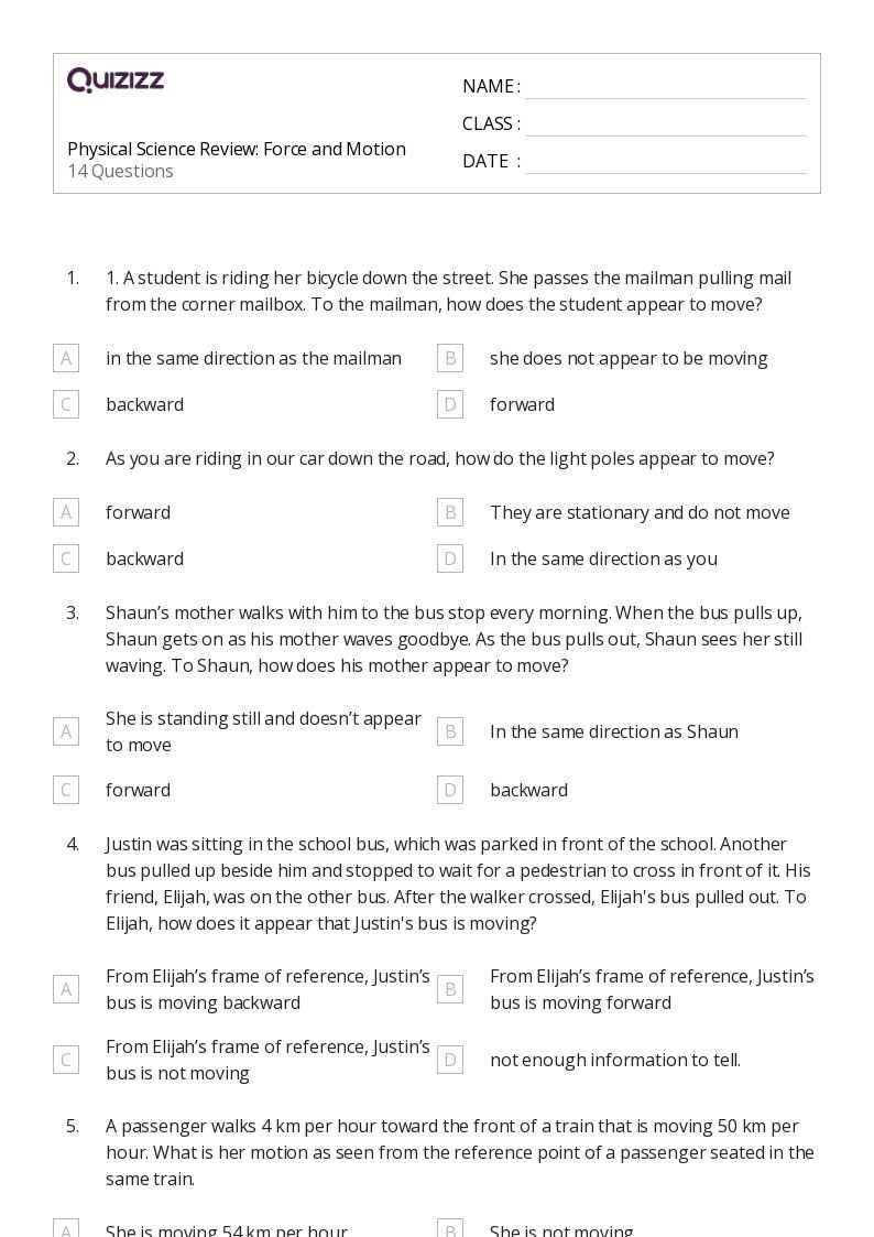class 7 physics worksheets class 7 physics worksheets