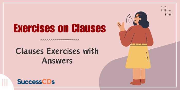 clauses worksheet for class 7