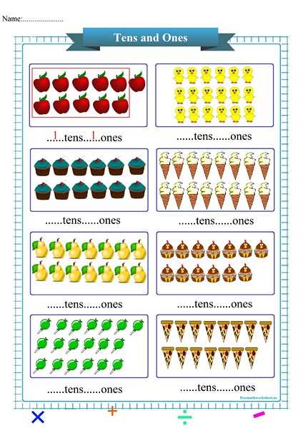 bundle of tens worksheet