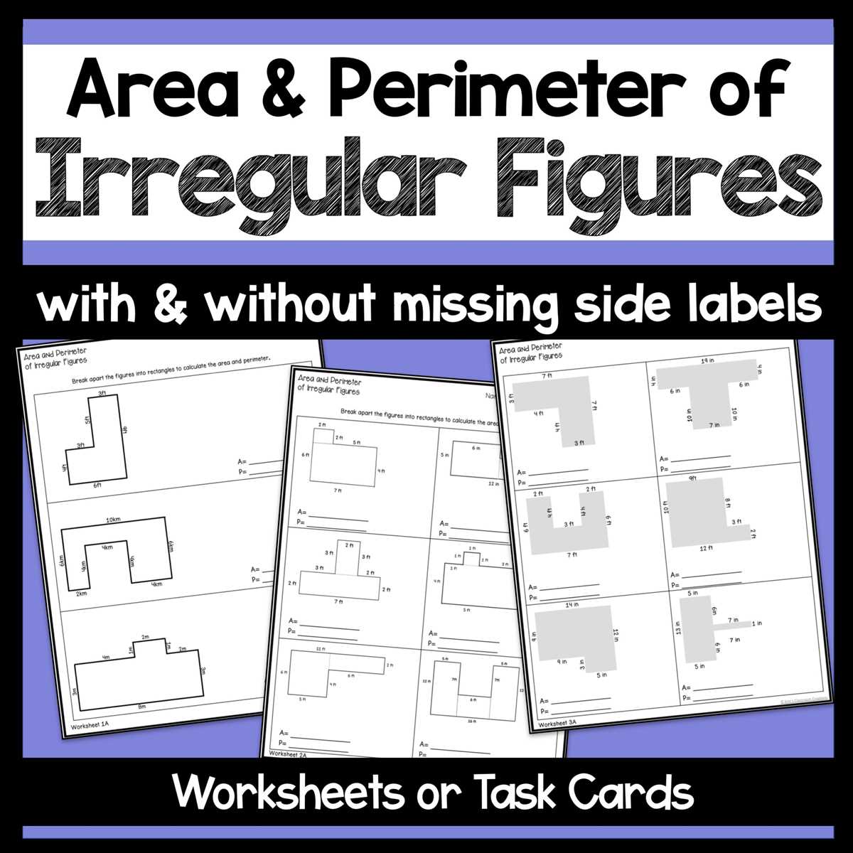 area and perimeter of rectangles worksheet