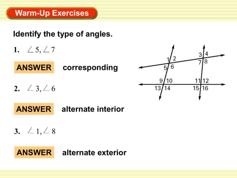 alternate interior angle worksheet