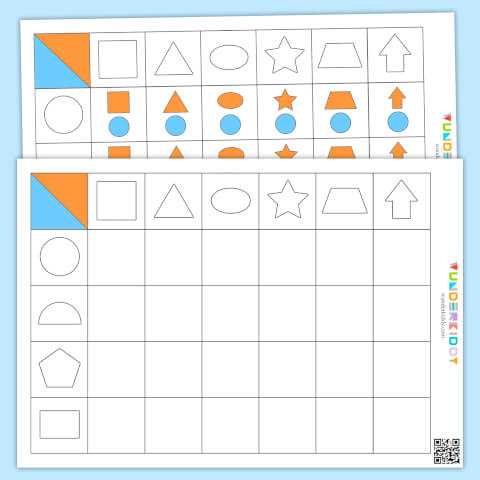 color the correct shape worksheet