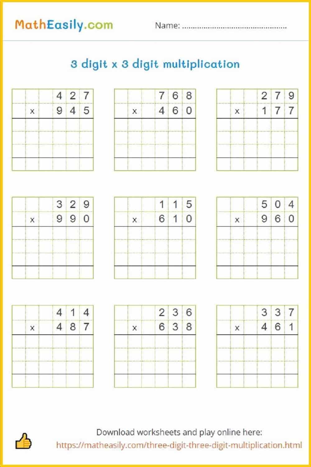 colorful math worksheets