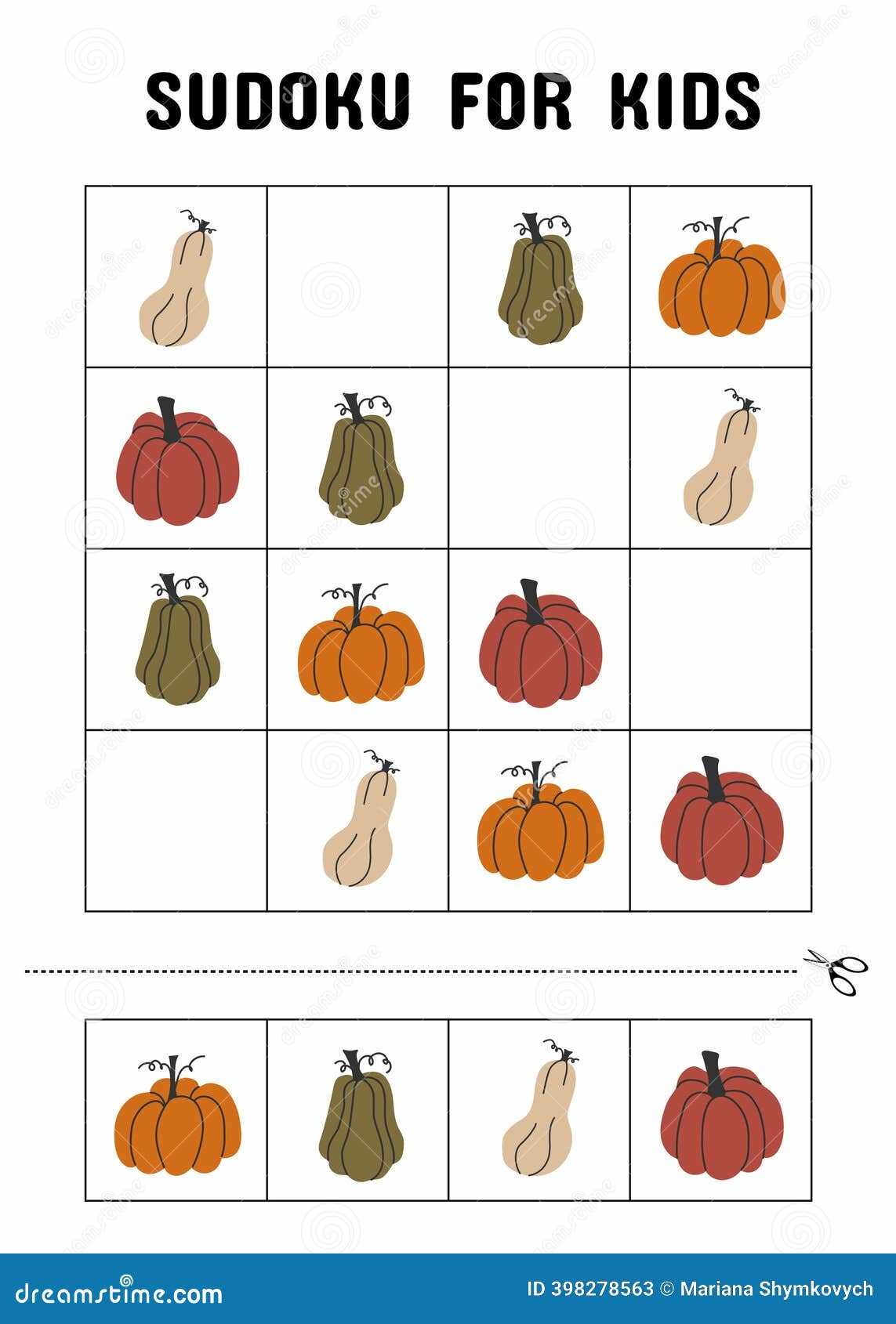 colorful pumpkins worksheet