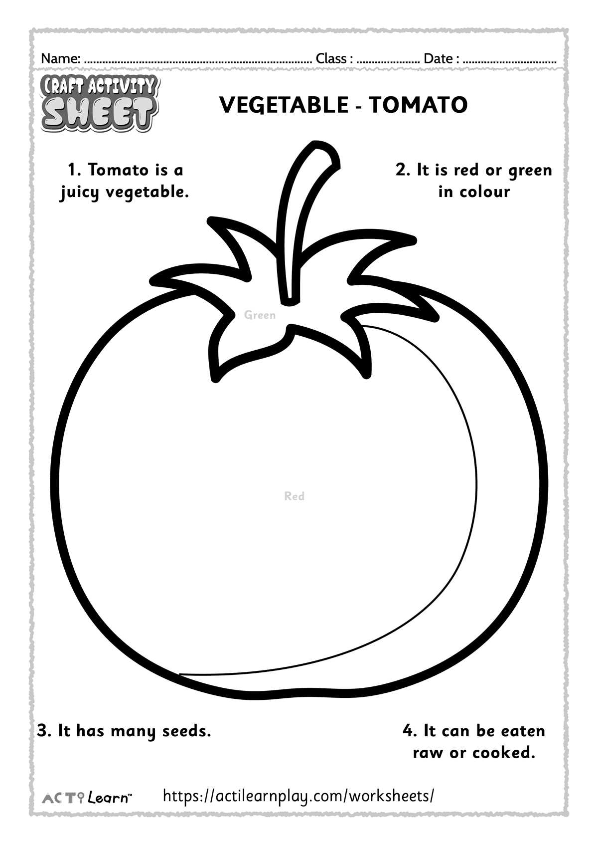 colour the picture worksheet