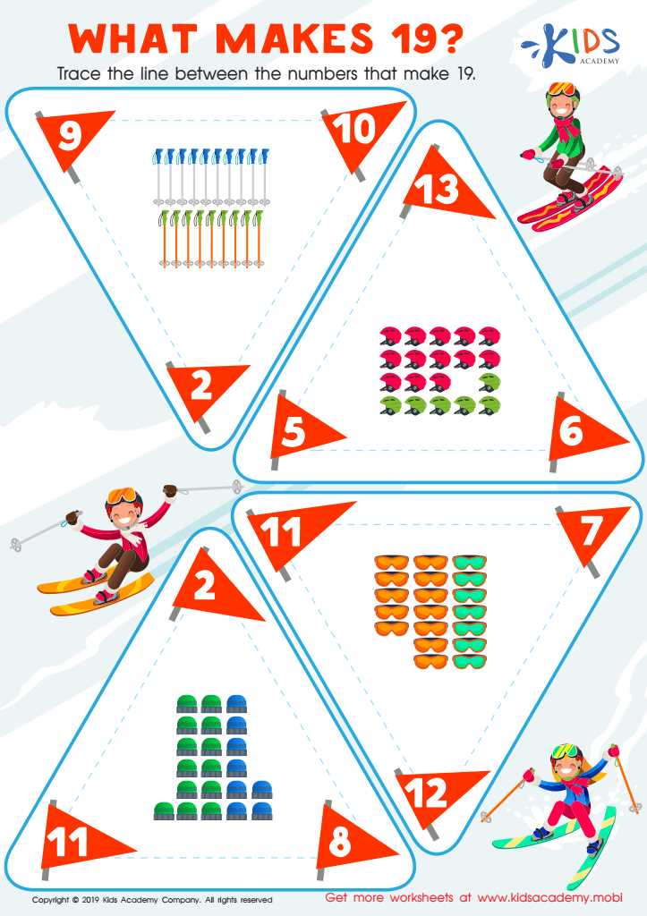 combinations to 10 worksheet