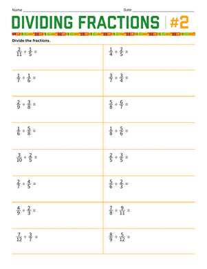 common core fractions worksheets