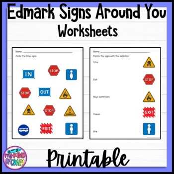 common signs and symbols worksheets