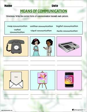 communication vocabulary worksheets communication vocabulary worksheets