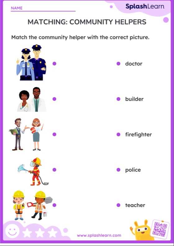 community helpers worksheet