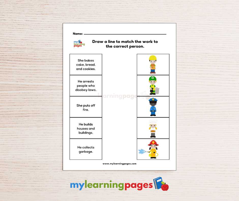community helpers worksheets for grade 2