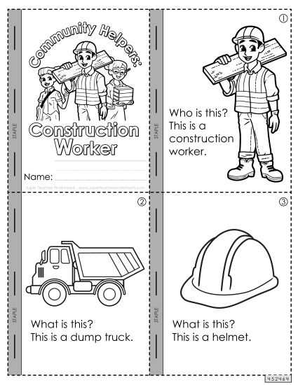 community helpers worksheets for kindergarten