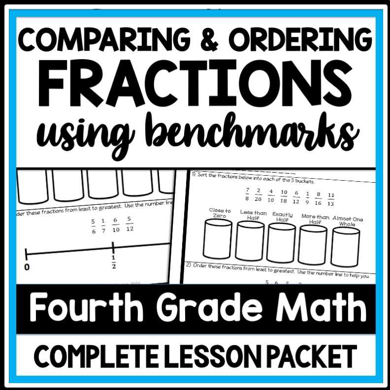 comparing fractions using benchmarks 4th grade worksheet comparing fractions using benchmarks 4th grade worksheet