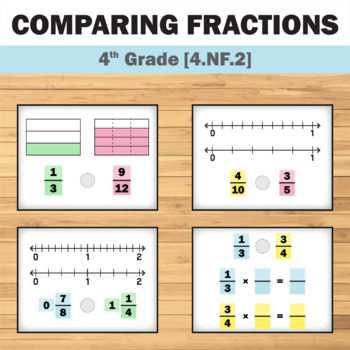 comparing fractions using models worksheet