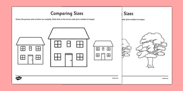 comparing worksheet