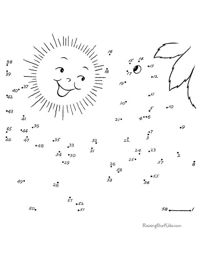 complex dot to dot worksheets