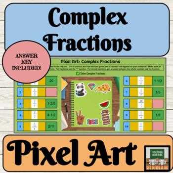 complex fraction unit rate worksheet