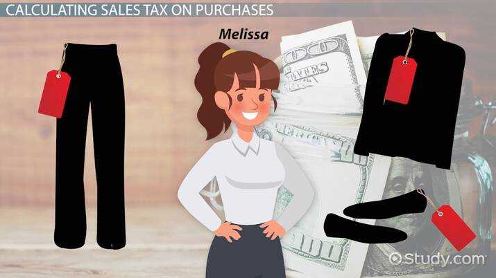 computing sales tax worksheets