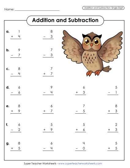 connecting addition and subtraction worksheets