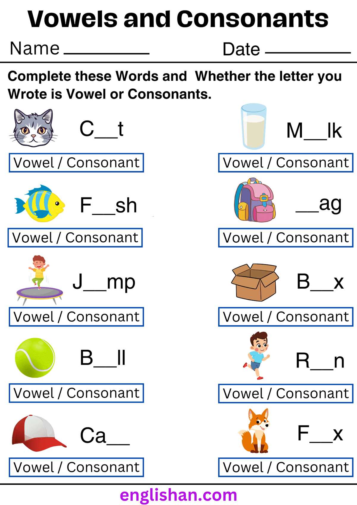 consonant s worksheet