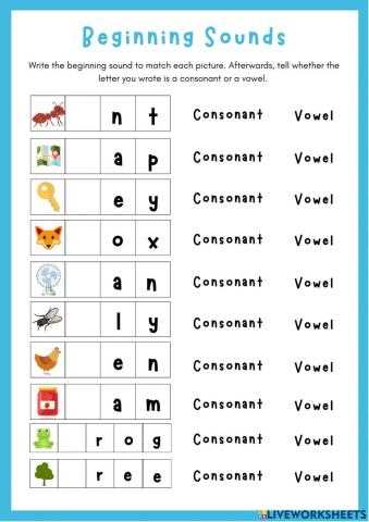 consonant s worksheet