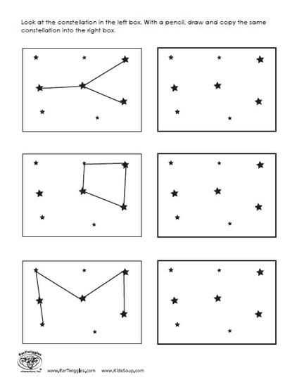 constellation worksheets