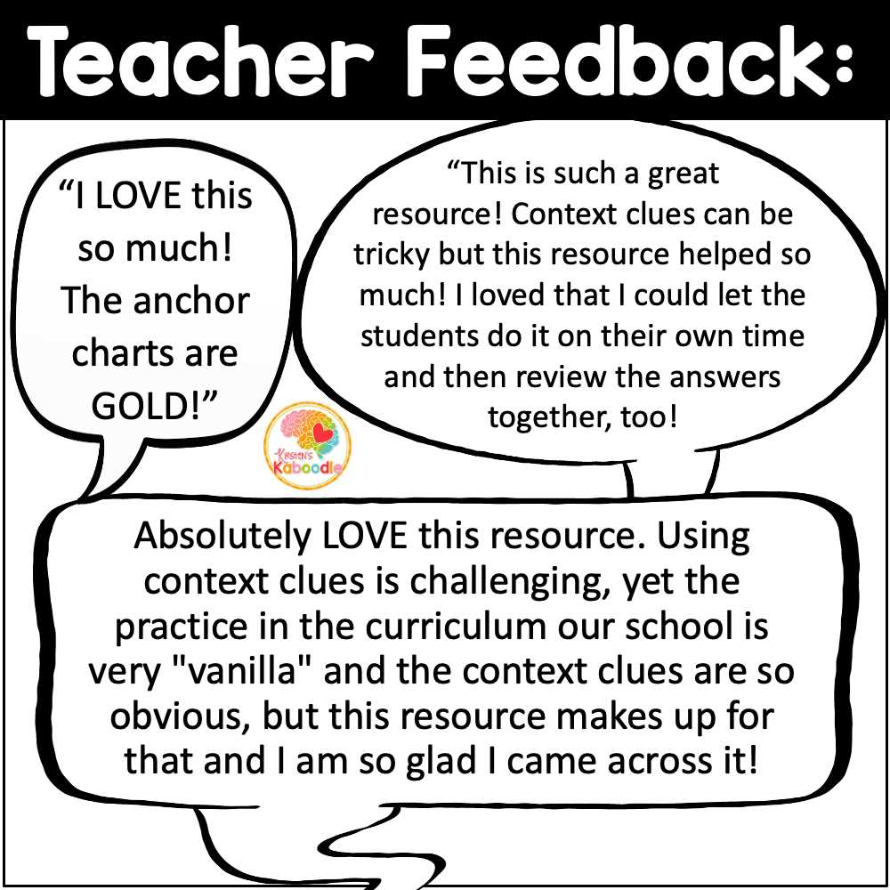 context clues worksheet