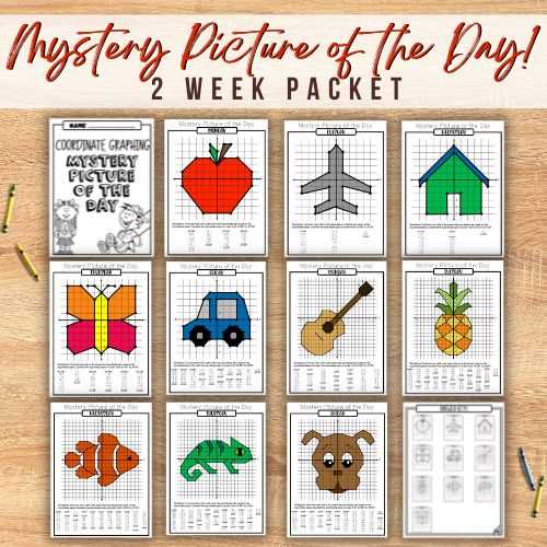 coordinate graphing mystery picture worksheets