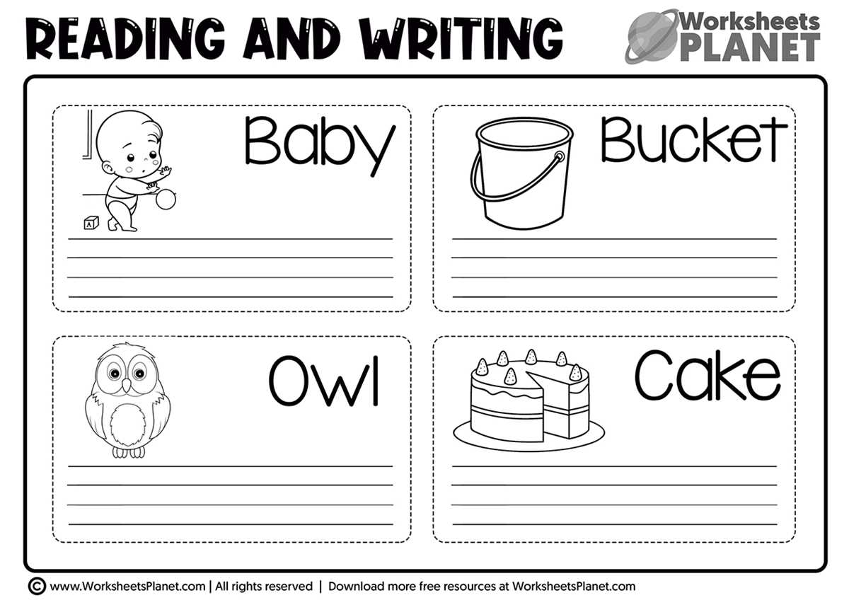 copy words worksheet