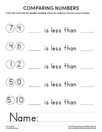 counting 1 4 worksheets