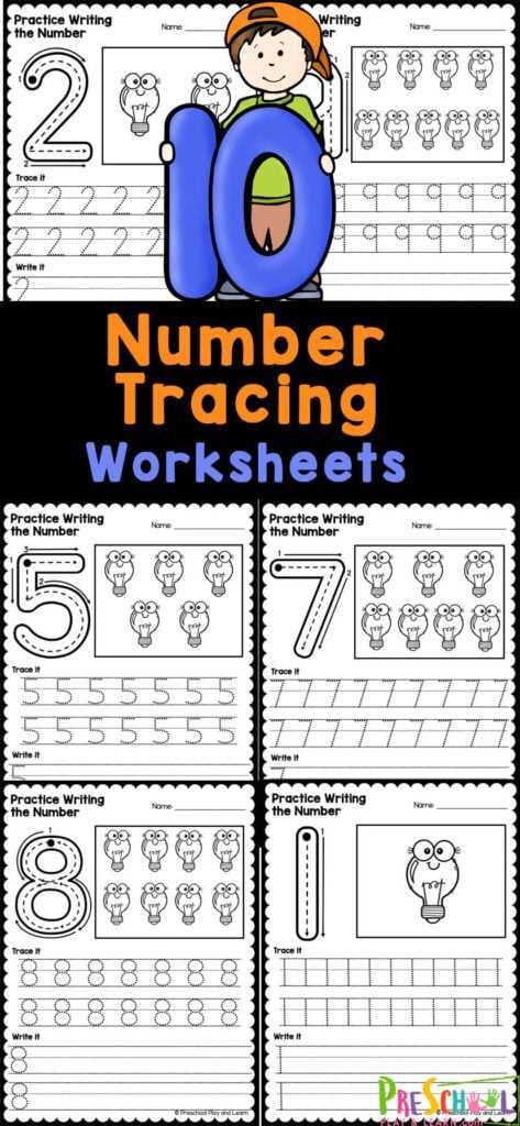 counting 1 to 10 worksheets kindergarten