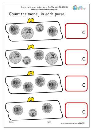 counting bills and coins worksheet counting bills and coins worksheet