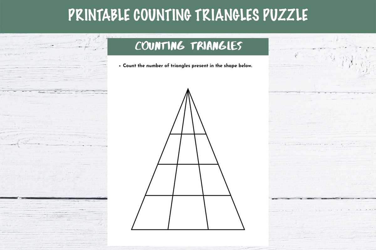 counting triangles worksheet