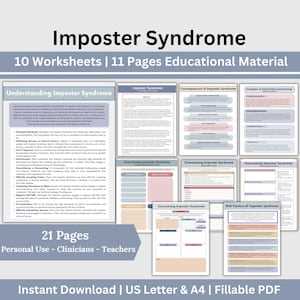 imposter syndrome worksheet