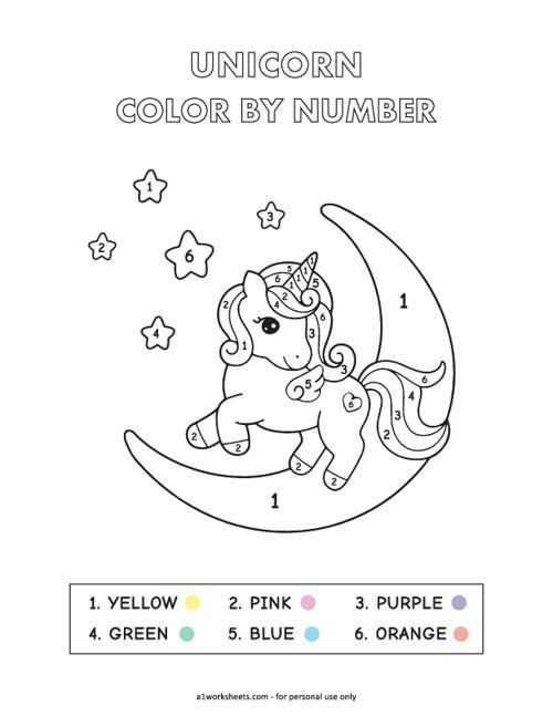 create color by number worksheet