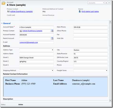crm worksheet example