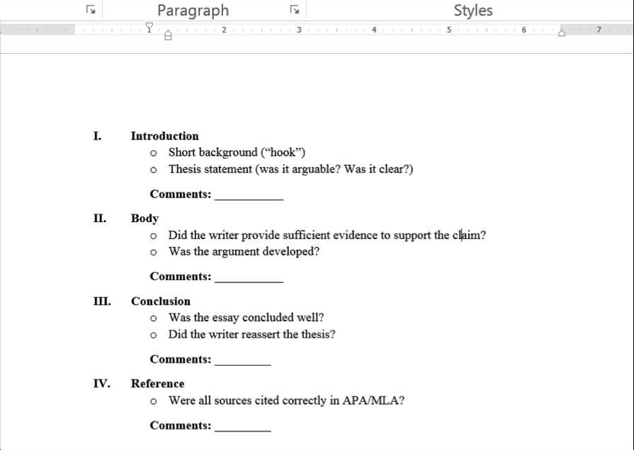analysis and conclusion worksheet