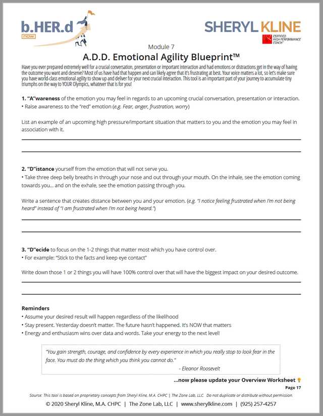 crucial conversation worksheet