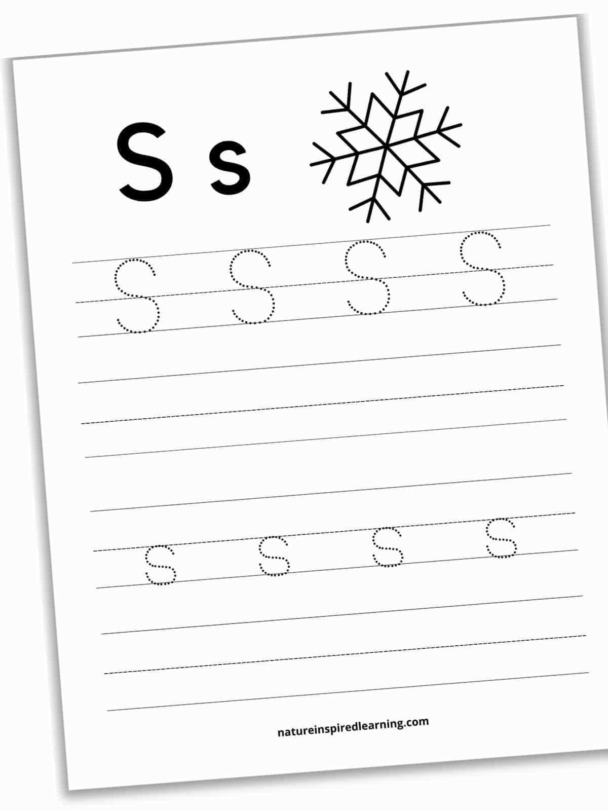 blank tracing worksheets