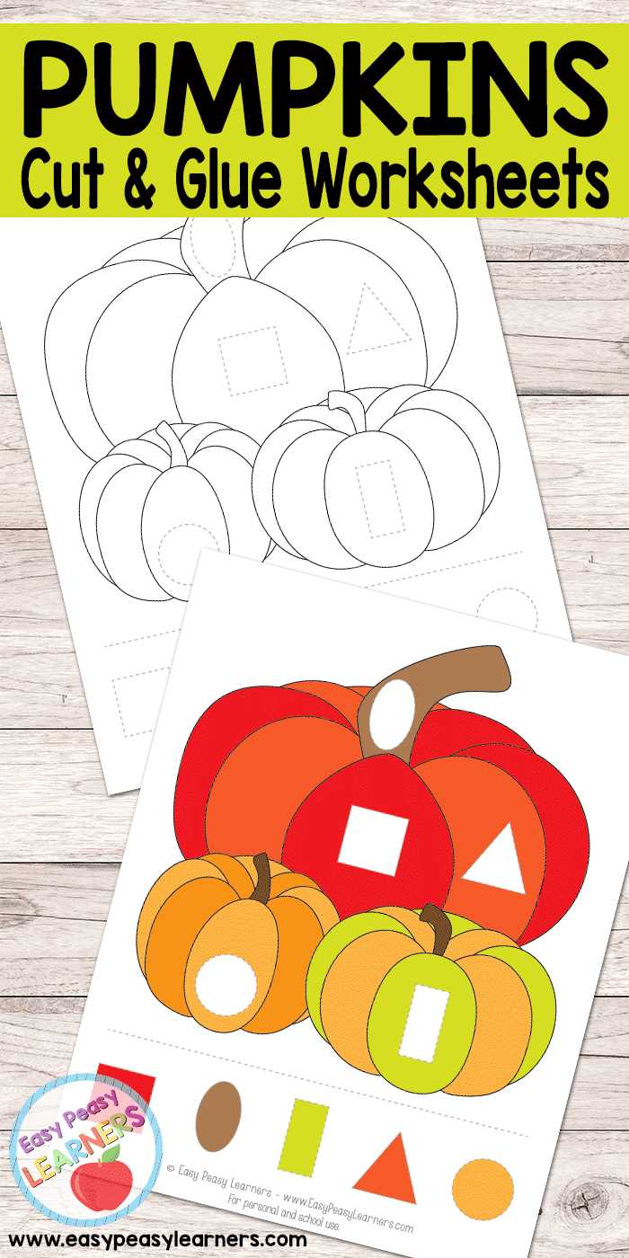 preschool cut and glue worksheets
