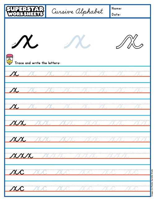cursive handwriting practice worksheets